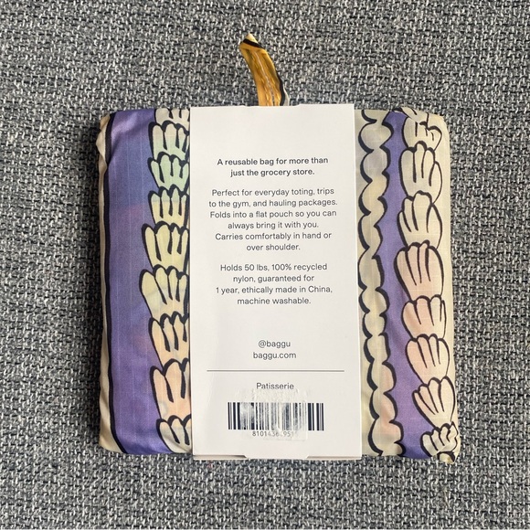 Baggu Tote Bag Cakes Print New - Picture 2 of 2